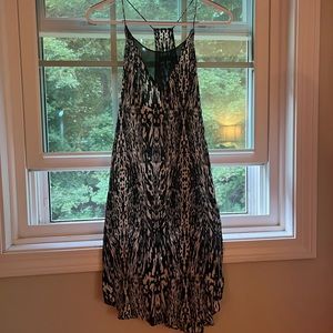 Trouvé black and white slip dress.